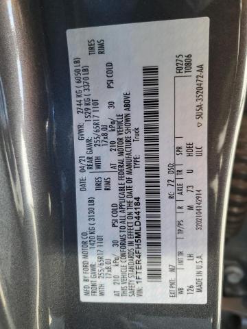 2021 FORD RANGER XL 1FTER4FH5MLD44184