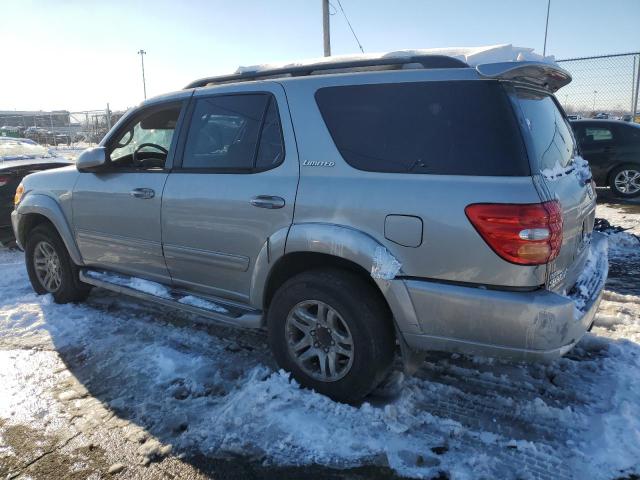 TOYOTA SEQUOIA LI 2004 silver  gas 5TDBT48A94S212905 photo #3