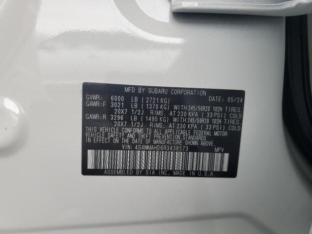 2024 SUBARU ASCENT ONY 4S4WMAHD6R3438573