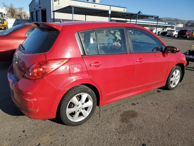 NISSAN VERSA S 2011 red hatchbac gas 3N1BC1CP2BL506954 photo #4