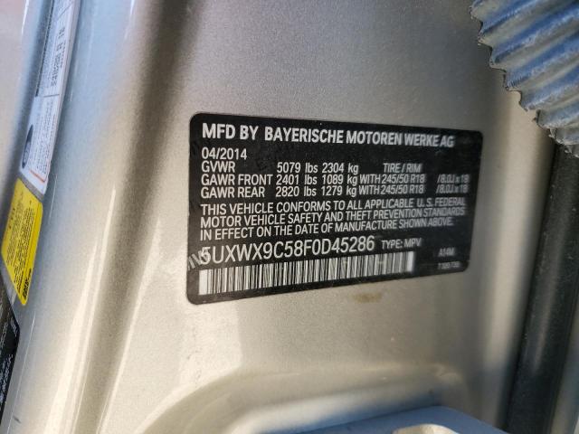 2015 BMW X3 XDRIVE2 - 5UXWX9C58F0D45286