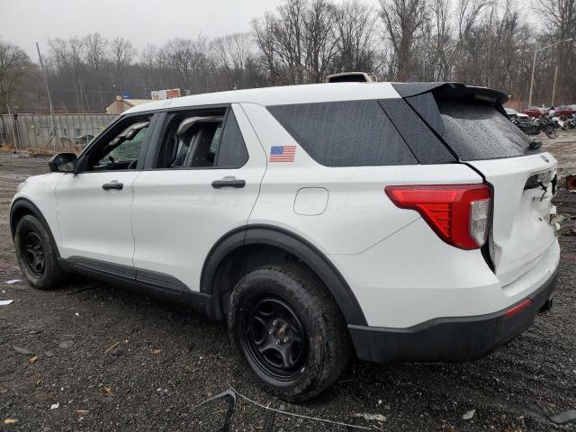 FORD EXPLORER P 2022 white  hybrid engine 1FM5K8AWXNNA03317 photo #3