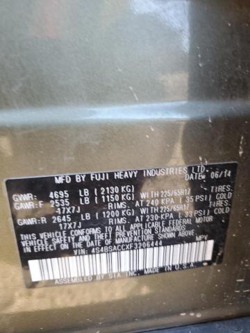 2015 SUBARU OUTBACK 2. - 4S4BSACCXF3206444