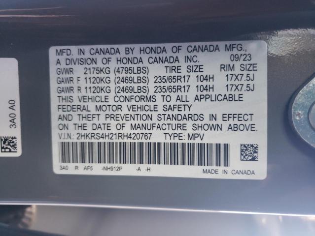 2024 HONDA CR-V LX - 2HKRS4H21RH420767