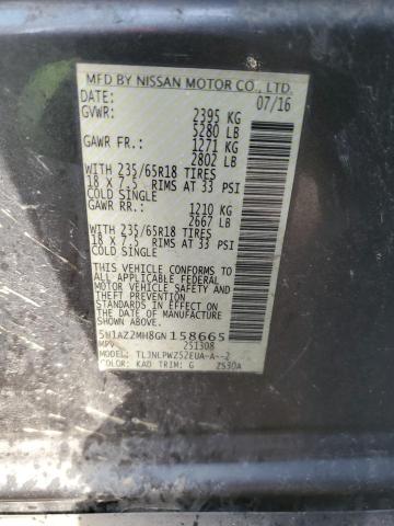 2016 NISSAN MURANO - 5N1AZ2MH8GN158665
