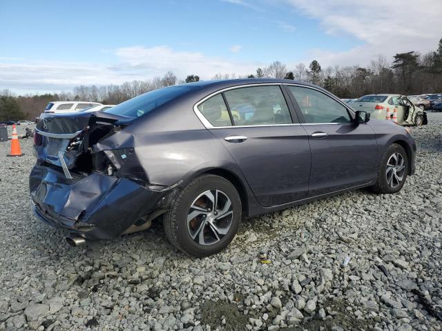 HONDA ACCORD LX 2017 gray  gas 1HGCR2F31HA276162 photo #4