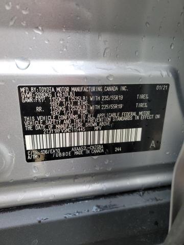 2021 TOYOTA RAV4 LIMIT - 2T3Y1RFV5MC115445