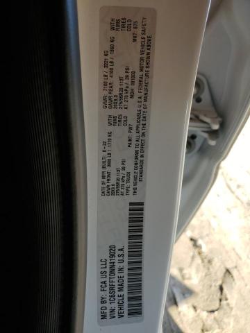 2022 RAM 1500 BIG H - 1C6SRFFT0NN419020
