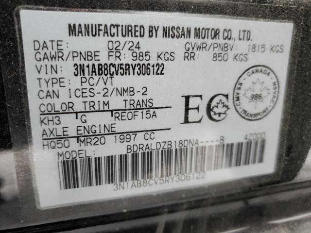 2024 NISSAN SENTRA SV 3N1AB8CV5RY306122