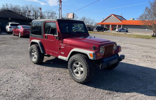 JEEP WRANGLER / 1998 burgundy  gas 1J4FY19S1WP769713 photo #1