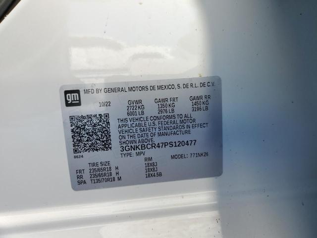2023 CHEVROLET BLAZER 2LT 3GNKBCR47PS120477