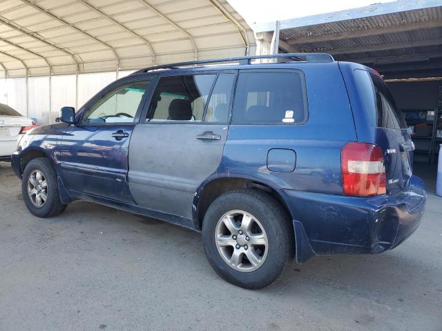 TOYOTA HIGHLANDER 2004 blue 4dr spor gas JTEEP21A540022615 photo #3