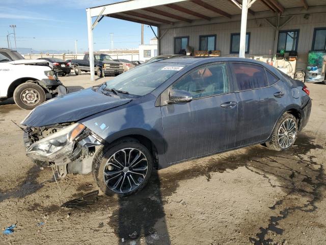 TOYOTA COROLLA L 2014 gray  gas 5YFBURHE5EP041027 photo #1