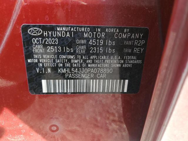 2023 HYUNDAI SONATA HYB - KMHL54JJ0PA078890