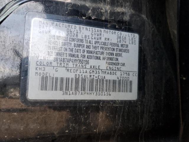 2017 NISSAN SENTRA S - 3N1AB7AP4HY350156