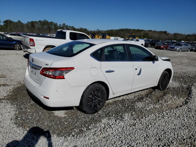 NISSAN SENTRA S 2015 white  gas 3N1AB7AP5FL664005 photo #4