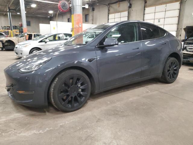 TESLA MODEL Y 2022 gray  electric 7SAYGDEE0NA017223 photo #1