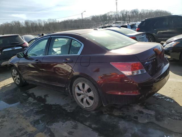 HONDA ACCORD EXL 2010 maroon  gas 1HGCP2F81AA136040 photo #3