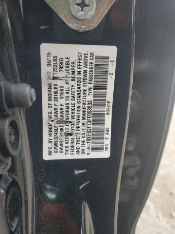 2015 HONDA CIVIC SE 19XFB2F73FE058933