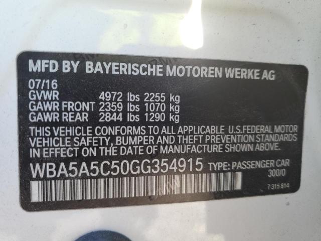 2016 BMW 528 I - WBA5A5C50GG354915