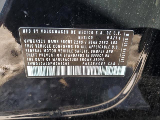 2015 VOLKSWAGEN JETTA SE - 3VWD17AJ0FM204301