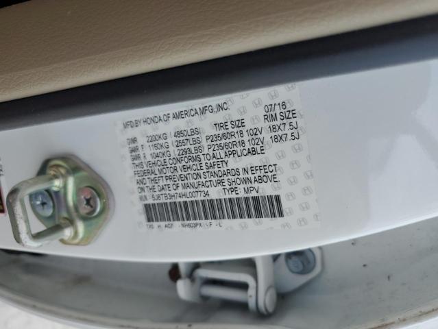 2017 ACURA RDX ADVANC 5J8TB3H74HL007734