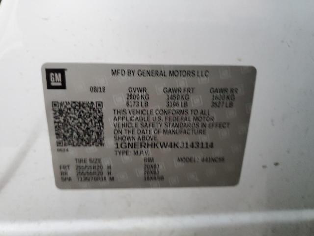 2019 CHEVROLET TRAVERSE L 1GNERHKW4KJ143114