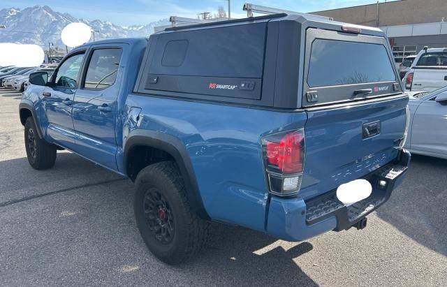 TOYOTA TACOMA DOU 2018 blue  gas 5TFCZ5AN3JX147402 photo #4