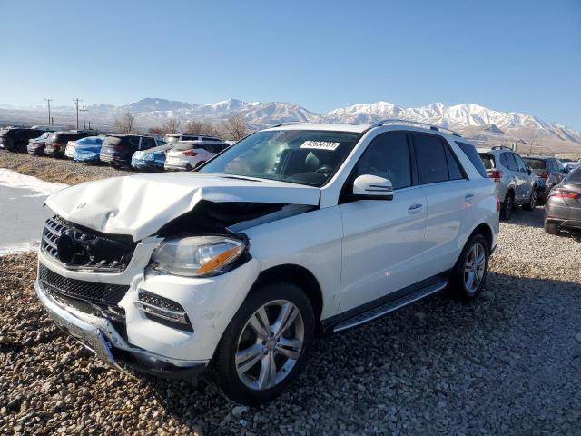 MERCEDES-BENZ ML 350 4MA 2015 white  gas 4JGDA5HB8FA601009 photo #1