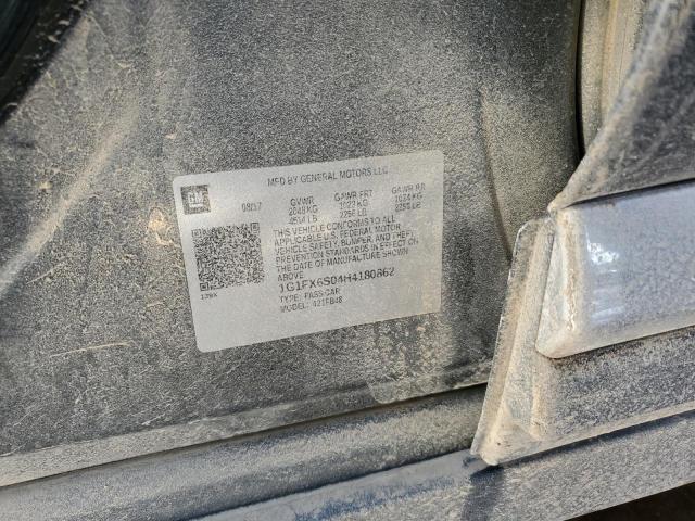 2017 CHEVROLET BOLT EV PR - 1G1FX6S04H4180862