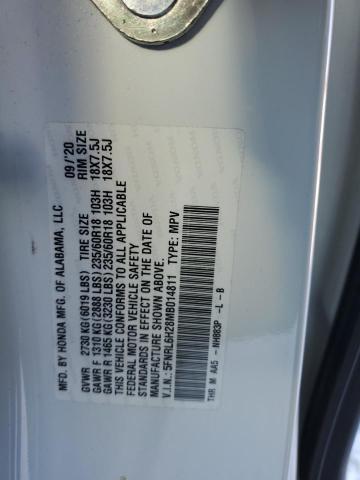 2021 HONDA ODYSSEY LX 5FNRL6H28MB014811