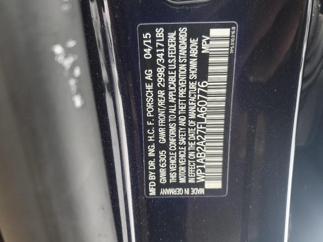 2015 PORSCHE CAYENNE S WP1AB2A27FLA60776