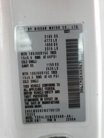 2021 NISSAN NV200 3N6CM0KNXMK700128