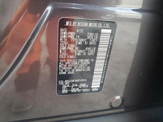 2022 INFINITI QX80 SENSO JN8AZ2BF6N9743616