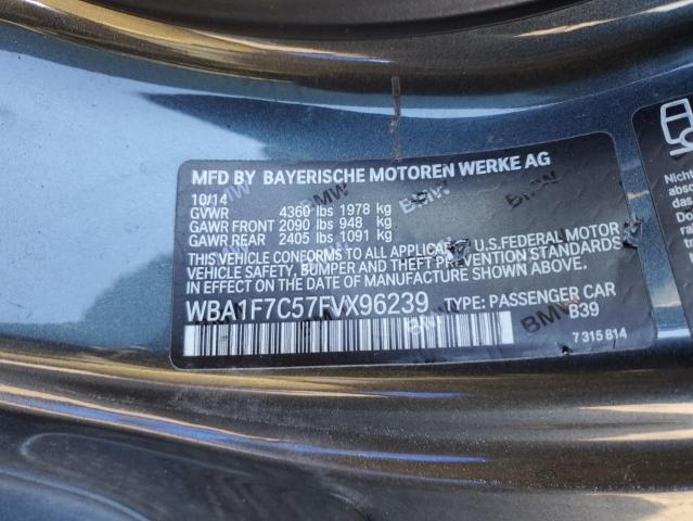 2015 BMW 228 XI WBA1F7C57FVX96239