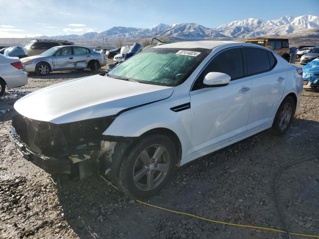 KIA OPTIMA LX 2015 white  gas KNAGM4A77F5653018 photo #1