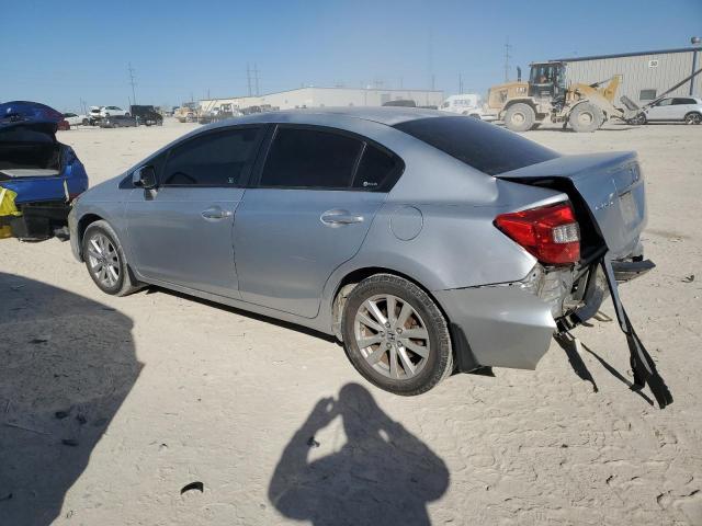 HONDA CIVIC EX 2012 gray sedan 4d gas 2HGFB2F87CH602151 photo #3