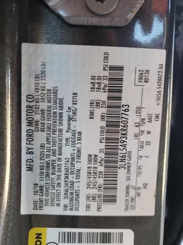 2019 LINCOLN MKZ - 3LN6L5A93KR607763