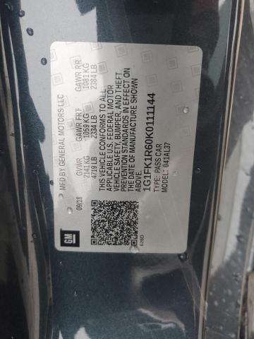 2019 CHEVROLET CAMARO ZL1 - 1G1FK1R60K0111144