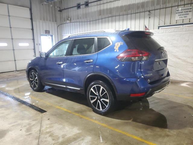 NISSAN ROGUE S 2019 blue  gas 5N1AT2MV4KC756800 photo #3