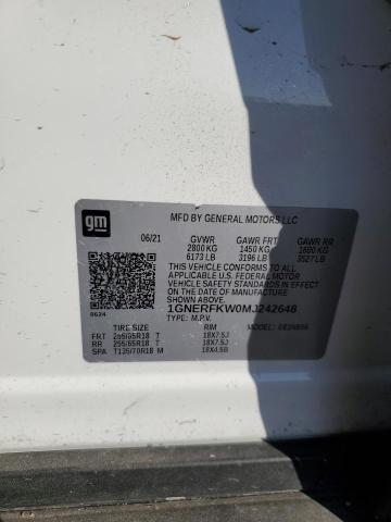 2021 CHEVROLET TRAVERSE L - 1GNERFKW0MJ242648