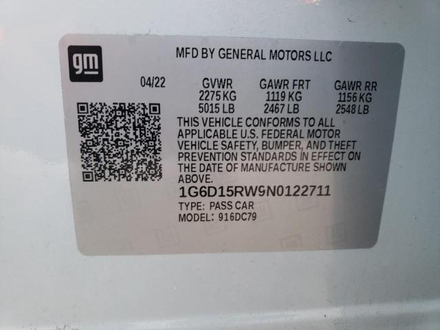 2022 CADILLAC CT5 PREMIU - 1G6D15RW9N0122711