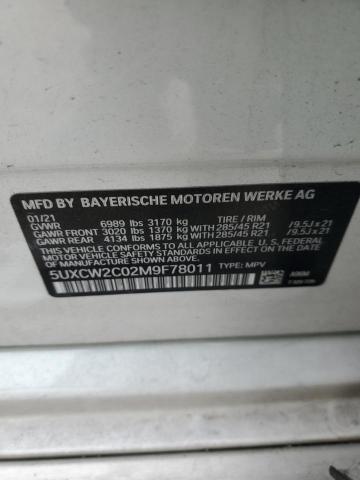 2021 BMW X7 XDRIVE4 - 5UXCW2C02M9F78011