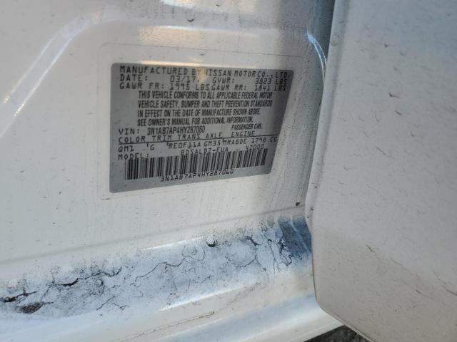 2017 NISSAN SENTRA S - 3N1AB7AP4HY287060