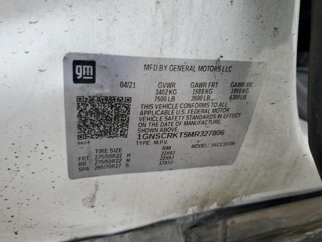 2021 CHEVROLET TAHOE C150 - 1GNSCRKT5MR327806