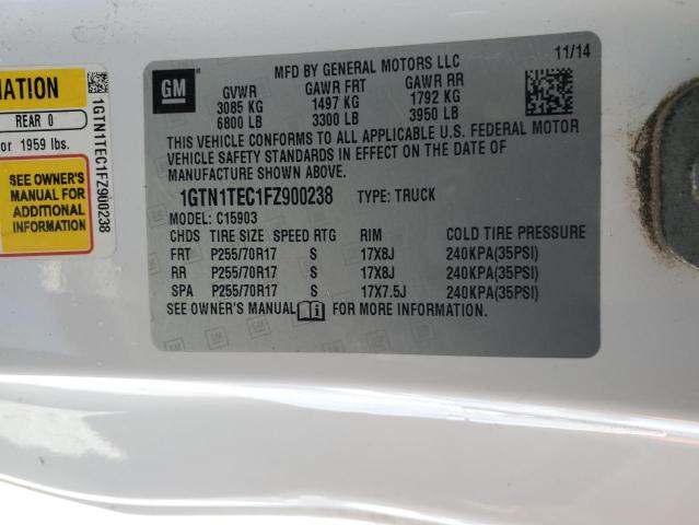 2015 GMC SIERRA C15 1GTN1TEC1FZ900238