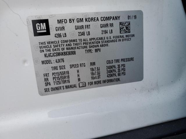 2019 BUICK ENCORE ESS - KL4CJCSM4KB836908