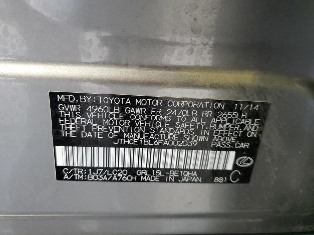 2015 LEXUS GS 350 JTHCE1BL6FA002039