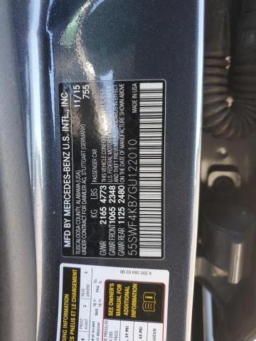 2016 MERCEDES-BENZ C 300 4MAT - 55SWF4KB7GU122010