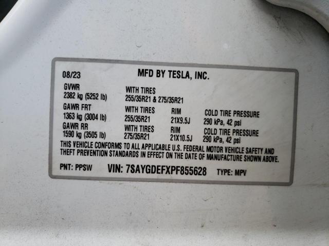 2023 TESLA MODEL Y - 7SAYGDEFXPF855628